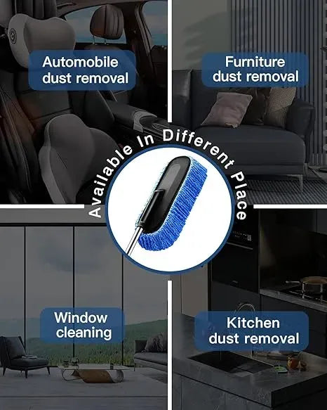 Microfiber Car Duster with Extendable Handle – Scratch-Free Auto Dust Cleaner | Carvion
