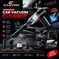 Rechargeable Car Vacuum Cleaner with 4 Attachments – Portable Cordless Car Vacuum | Carvion